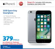 Apple iPhone 6 32GB Space Grey Smartphone LTE-Each
