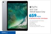 Apple iPad Pro 10.5" Cell 256GB Space Grey- Each 