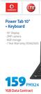 Vodacom Power Tab 10" + Keyboard-On 1GB Data price Plan