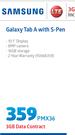 Samsung Galaxy TabA With S Pen-On 3GB Data price Plan