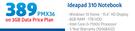 Lenovo Ideapad 310 Notebook-On 3GB Data price Plan