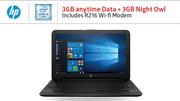 HP 15 Core i3 Notebook-On 3GB Data price Plan