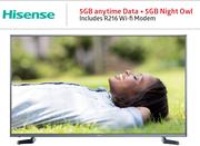 Hisense 55" UHD TV 55N3000-On 5GB Data Price Plan