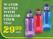 Water Bottle With Freezer Stick-700ml Each