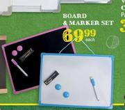 Board & Marker Set-Each