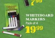 Whiteboard Markers Pack Of 4