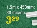 Marlin Plastic Book Covering 30 Micron-1.5m x 450mm