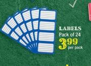 Marlin Labels Pack Of 24-Per Pack