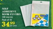 Marlin Self Adhesive Book Covers 100 Micron, Pack Of 10-Per pack