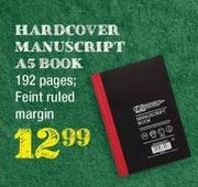 Marlin Hardcover Manuscript A5 Book 192 Pages Feint Ruled Margin
