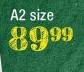 Art A2 Size Wood Mounted Artists Canvas
