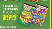 Teacher Stickers Assorted-Each