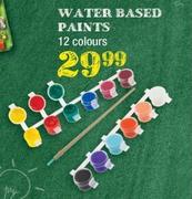 Water Based Paints 12 Colours