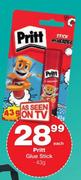 Pritt Glue Stick-43g Each