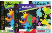 Butterfly A4 Project Board Bright 50 Page-Each