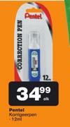 Pentel Korrigeerpen 12ml-elk