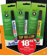 Artline Permanent Marker Assorted-Each