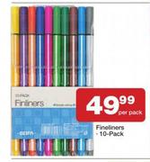 Fineliners 10's Pack-Per Pack