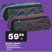 Scatter 20cm Sports Potloodsakkie-elk