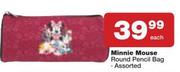 Minnie Mouse Round Pencil Bag-Each