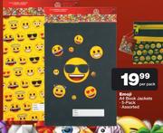 Emoji A4 Book Jackets 5-Pack-Per Pack