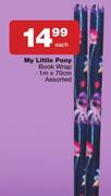 My Little Pony Book Wrap 1m x 70cm Assorted-Each