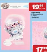 Tatty Teddy A4 Book Jackets 5 Pack-Per Pack
