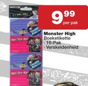 Monster High Boeketikette 16 Pak-per pak