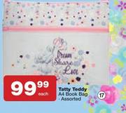 Tatty Teddy A4 Block Bag Assorted-Each