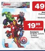 Avengers A4 Book Jackets 5 Pack-Per Pack