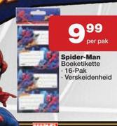 Spider-Man Boeketikette 16 Pak-Per Pak