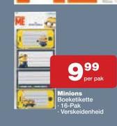 Minions Boeketikette 16 Pak-Per Pak