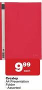 Croxley A4 Presentation Folder