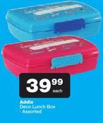 Addis Deco Lunch Box Assorted-Each