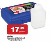 Alplas kosblik & Bottelstel Verskeidenheid-per stel