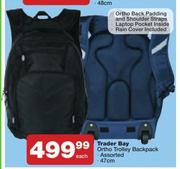 Trader Bay 47cm Ortho Trolley Backpack Assorted-Each