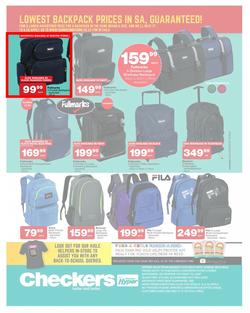 Checkers : Back To School Savings (1 Jan - 28 Jan 2018), page 24