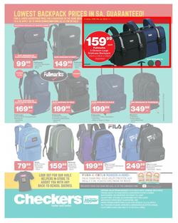 Checkers : Back To School Savings (1 Jan - 28 Jan 2018), page 24