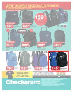 Checkers : Back To School Savings (1 Jan - 28 Jan 2018), page 24