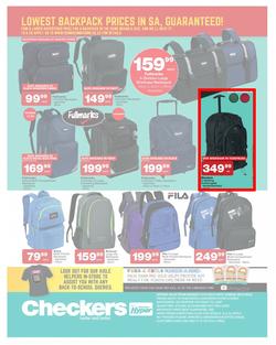 Checkers : Back To School Savings (1 Jan - 28 Jan 2018), page 24