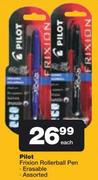 Pilot Frixion Rollerball Pen-Each