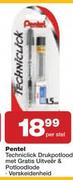 Pentel Techniclick Drunkpotlood Met Gratis Uitveer & Potloodlode
