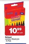 School Jumbo waskryte 8 pak