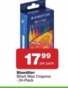 Staedtler Short Wax Crayons 24 Pack