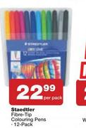 Staedlter Fibre-Tip Colouring Pens 12 Pack