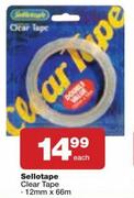Sellotape Clear Tape 12mmx66m-Each