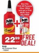 Pritt All Purpose Glue-100ml Each
