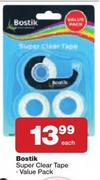Bostik Super Clear Tape Value Pack