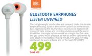 JBL Bluetooth Earphones JBLT110