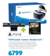 PS4 PSVR Console + Camera + Resident Evil 7